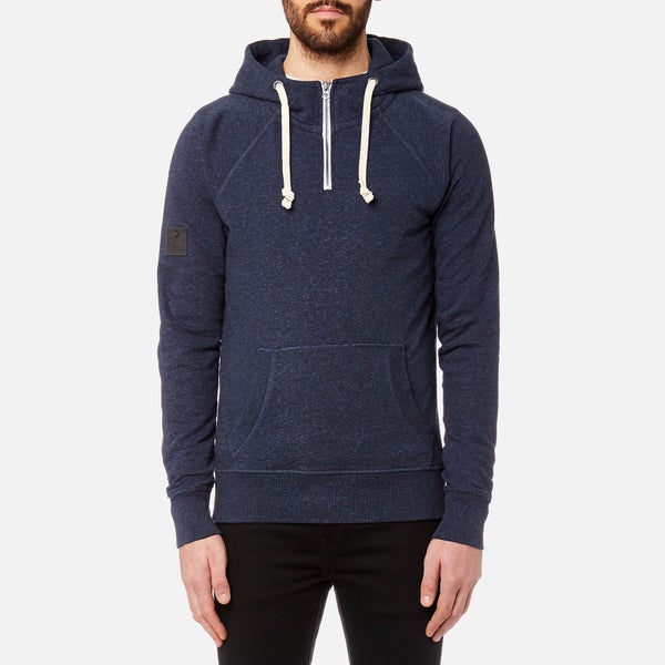 Superdry Men's Surplus Goods High Rise Hoody - Abyss Blue Grit