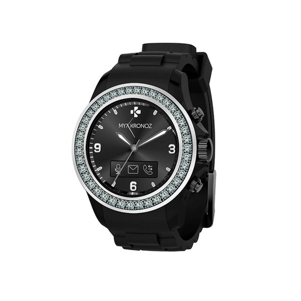 MyKronoz Zeclock Bluetooth Smart Watch - Black/Silver