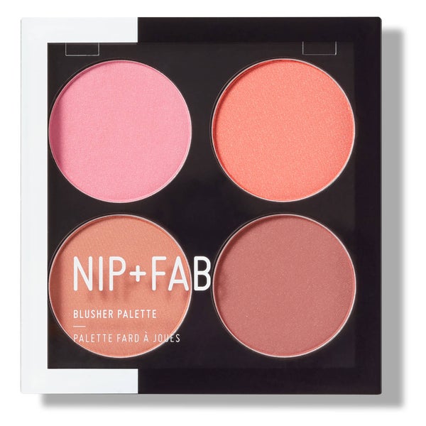 NIP + FAB Make Up Blusher Palette - Blushed (NIP + FAB メイク アップ ブラッシャー パレット - ブラッシュド) 15.2g