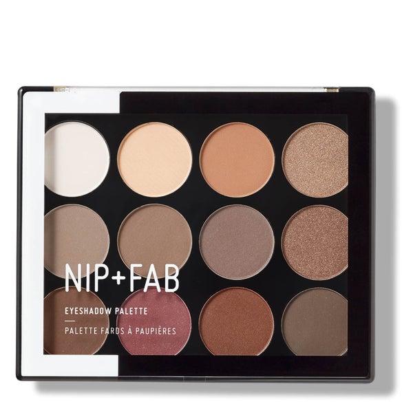 NIP + FAB Make Up Eyeshadow Palette - Sculpted(NIP + FAB 메이크 업 아이섀도우 팔레트 - 스컬프티드, 12g)