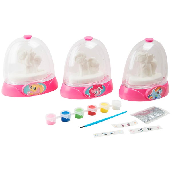 My Little Pony 3 Pack Paint Your Own Glitter Dome