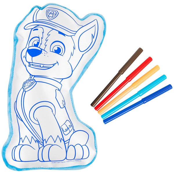 Paw Patrol Chase Colour Your Own Cushion Craft Set
