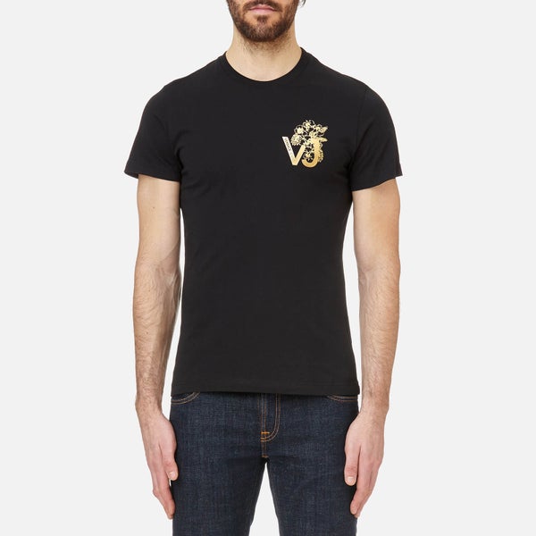 Versace Jeans Men's VJ Chest Logo T-Shirt - Black