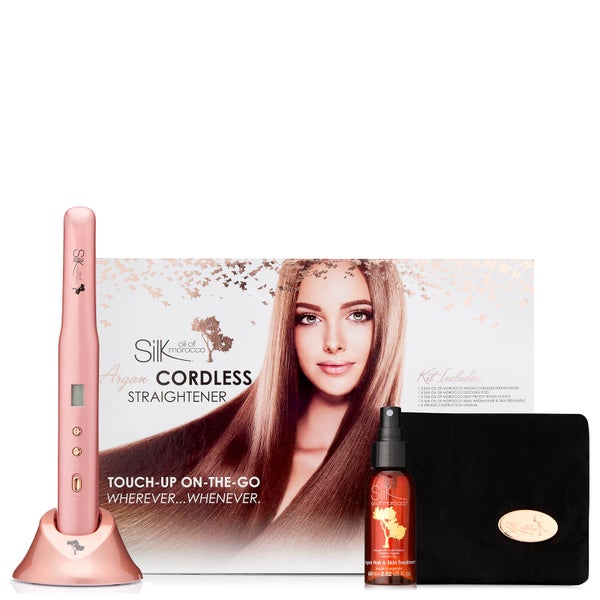Silk Oil of Morocco Cordless Straighteners - Rose Gold