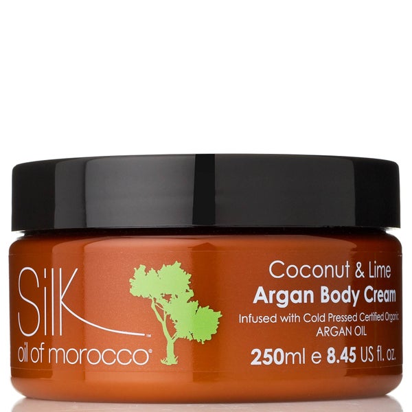Silk Oil of Morocco Vegan Argan Body Cream 250ml (Various Fragrances)