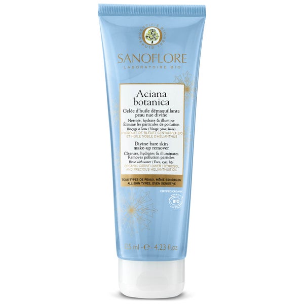 Sanoflore Aciana Botanica Divine Bare Skin Gelée Makeup Remover -meikinpoistoaine 125ml
