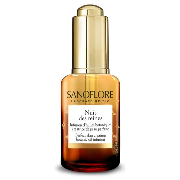 Sanoflore Nuit Des Reines Skin-Perfecting Botanical Night Oil -yö-öljy 30ml