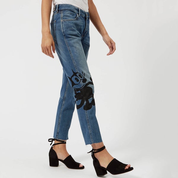 Maison Scotch Women's Felix the Cat Jeans - Bandit