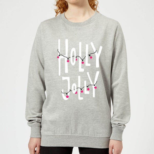 Holly Jolly Frauen Sweatshirt - Grau