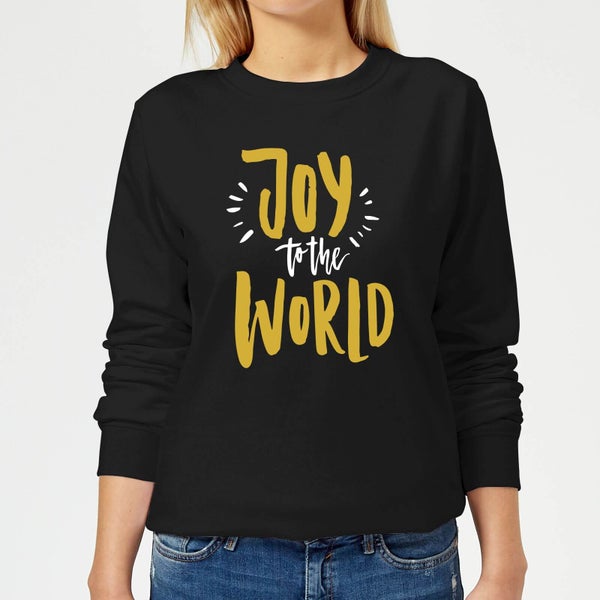 Joy to the World Frauen Sweatshirt - Schwarz