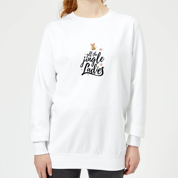 All The Jingle Ladies Women's Sweatshirt - White