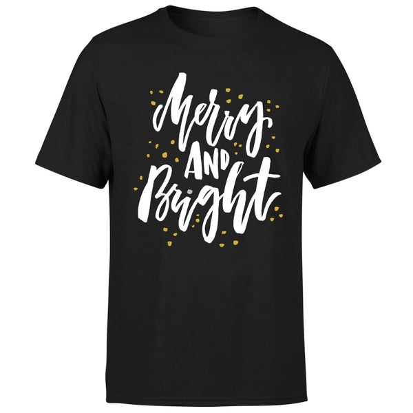 Merry and Bright T-Shirt - Black