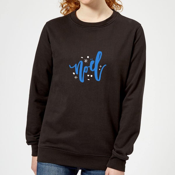 Noel Snowflakes Women's Sweatshirt - Black