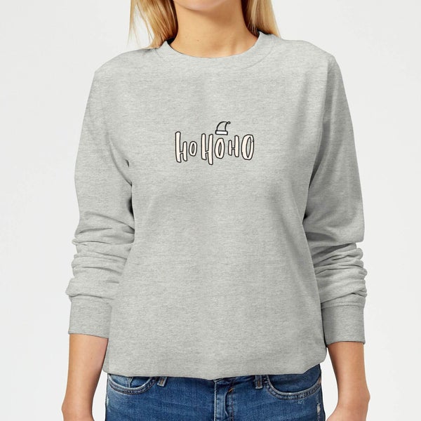 Ho Ho Ho Frauen Sweatshirt - Grau