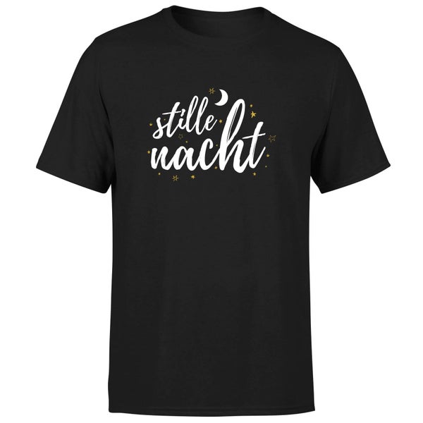 Stille Nacht Heren T-Shirt - Zwart