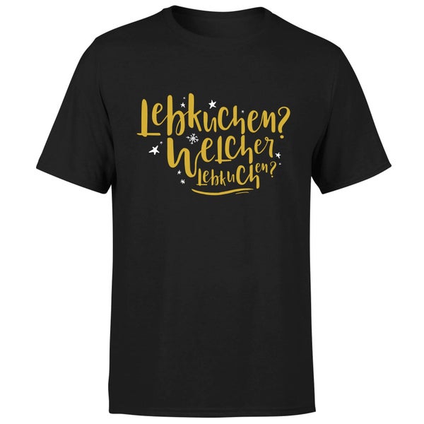 Lebkuchen T-Shirt - Schwarz