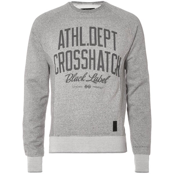 Crosshatch Men's Truman Sweatshirt - Grey Marl