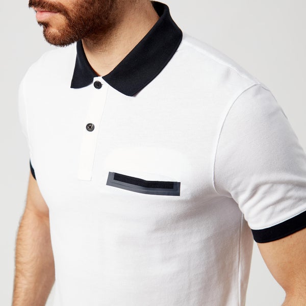 Armani Exchange Men's Pocket Polo Shirt - White