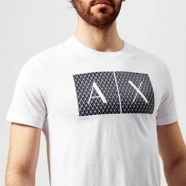 Armani Exchange Men's Box Logo T-Shirt - White