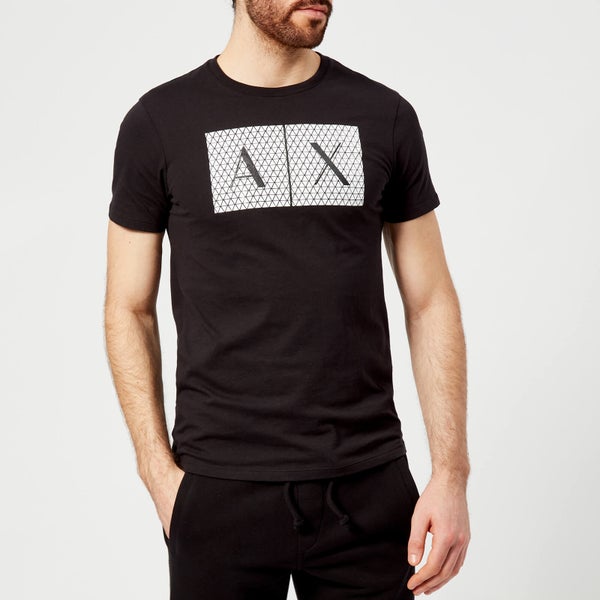 Armani Exchange Men's Ax Logo T-Shirt - Black