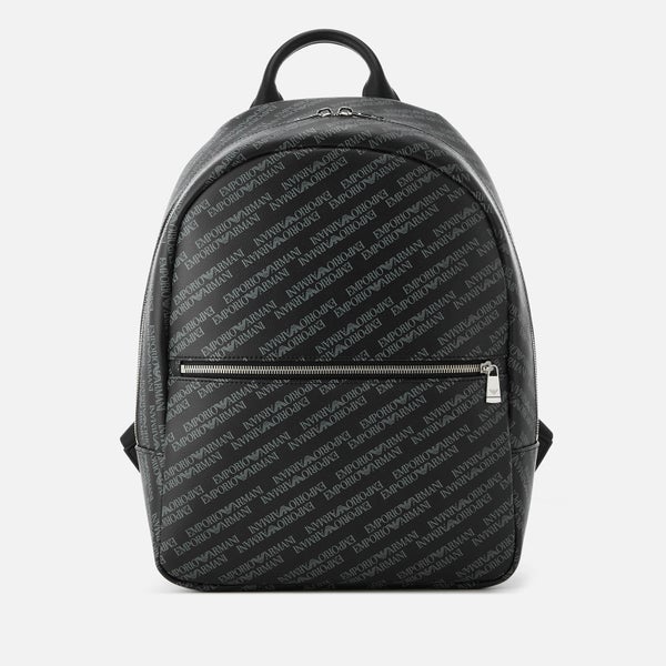 Emporio Armani Men's Backpack - Lavagna/Nero