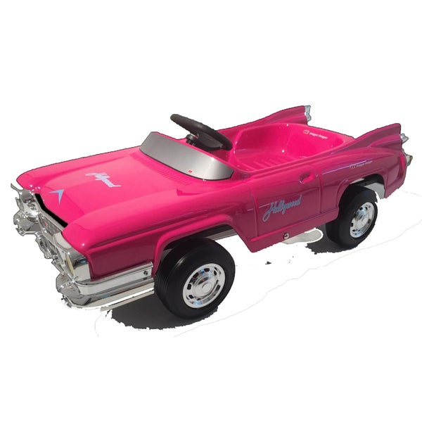 Toys Toys Hollywood Fuxia Pedal Power Car - Red