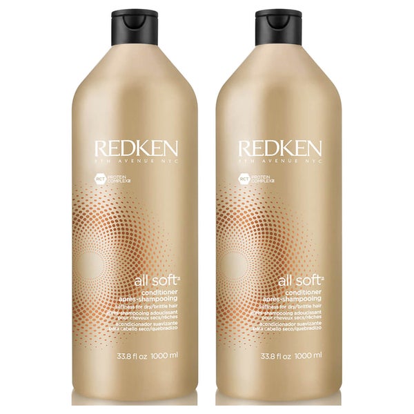 Redken All Soft Conditioner Duo (2 x 1000ml)