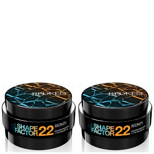 Redken Styling Shape Factor 22 Sculpting Cream-Paste Duo pasta do stylizacji włosów - zestaw 2 sztuk (2 x 50 ml)