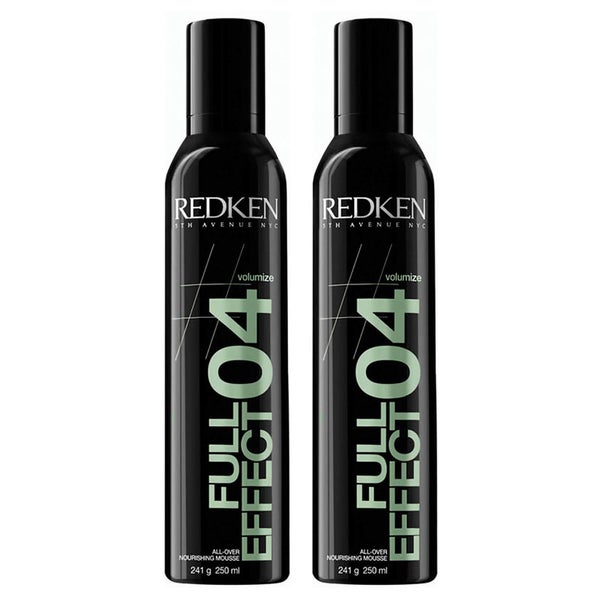 Redken Styling Full Effect Duo pianka do stylizacji włosów - zestaw 2 sztuk (2 x 250 ml)