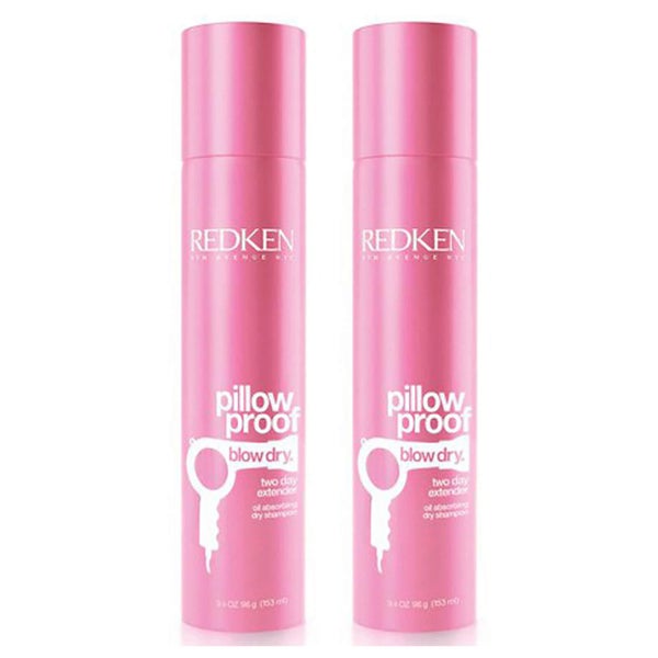 Redken Pillow Proof Blow Dry Genius Extender Duo spray do stylizacji włosów - zestaw 2 sztuk (2 x 153 ml)