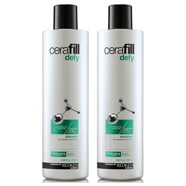 Duo de Shampoo Cerafill Defy da Redken (2 x 290 ml)