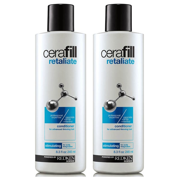 Après-Shampooing Cerafill Retaliate Redken Duo (2 x 245 ml)