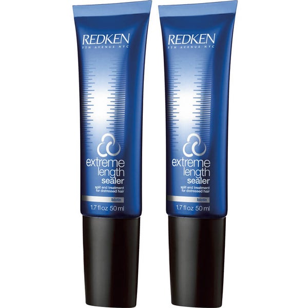 Redken Extreme Length Sealer Split End Treatment Duo kuracja do włosów - zestaw 2 sztuk (2 x 50 ml)