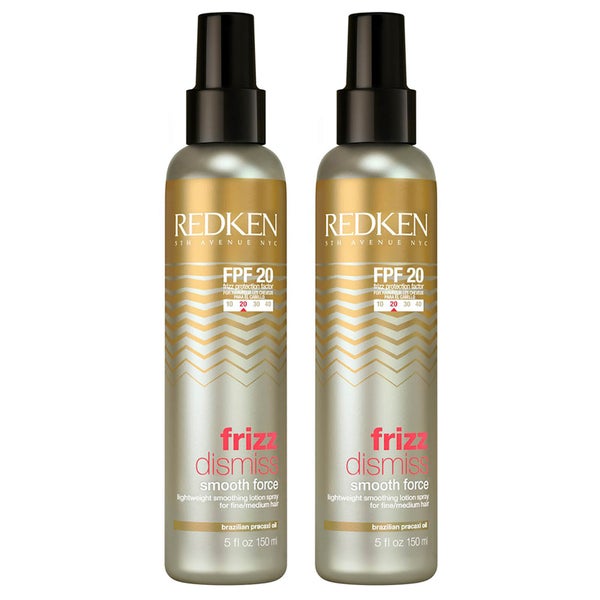 Spray Lotion Frizz Dismiss Smooth Force Redken Duo (2  x 150 ml)