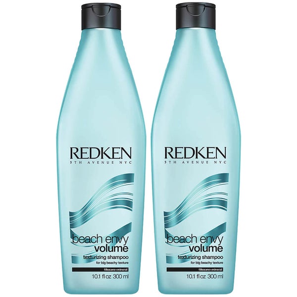 Redken Beach Envy Volume Texturizing Shampoo Duo szampon teksturyzujący - zestaw 2 sztuk (2 x 300 ml)