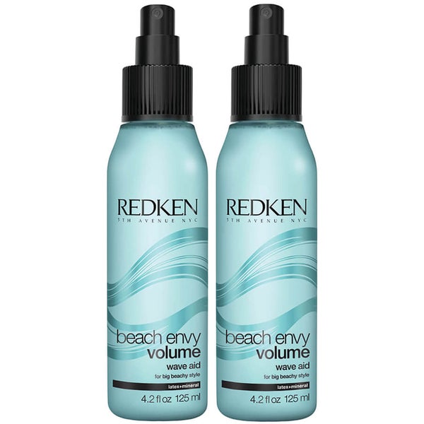 Redken Beach Envy Volume Wave Aid Duo spray do stylizacji włosów - zestaw 2 sztuk (2 x 125 ml)