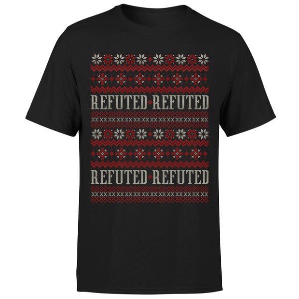 Refuted Christmas T-Shirt - Black