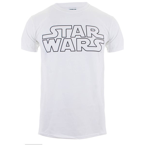 Star Wars Men's Basic Logo T-Shirt - White