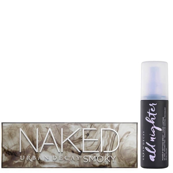 Urban Decay Naked Smoky Palette and Setting Spray Bundle