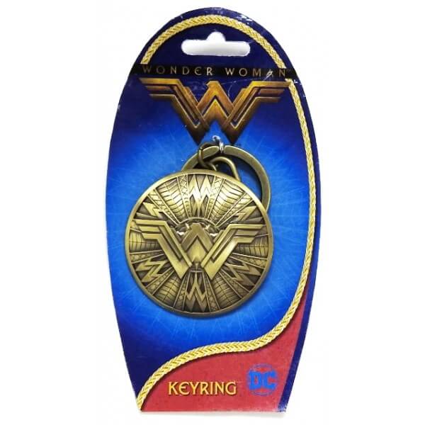 DC Comics Wonder Woman Pewter Shield Keyring