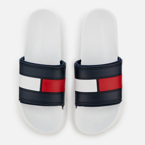 Tommy Hilfiger Men's Splash Slide Sandals - White
