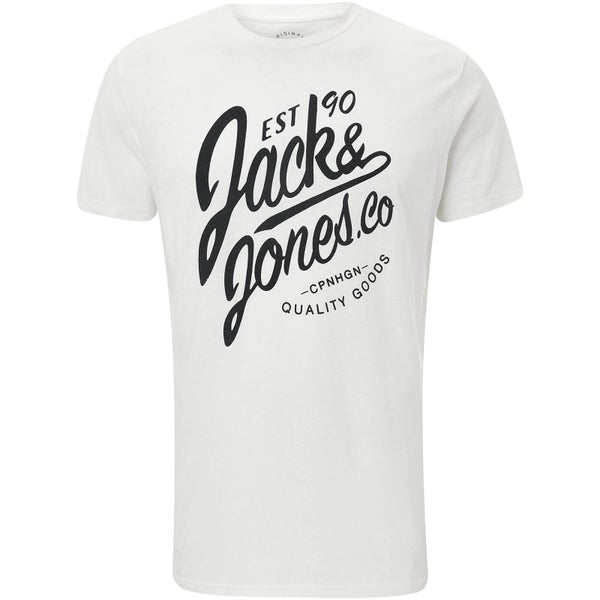 T-Shirt Homme Originals Breezes Jack & Jones - Blanc Cassé