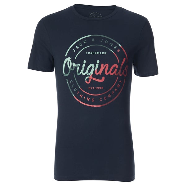 Jack & Jones Men's Originals Logo T-Shirt - Total Eclipse