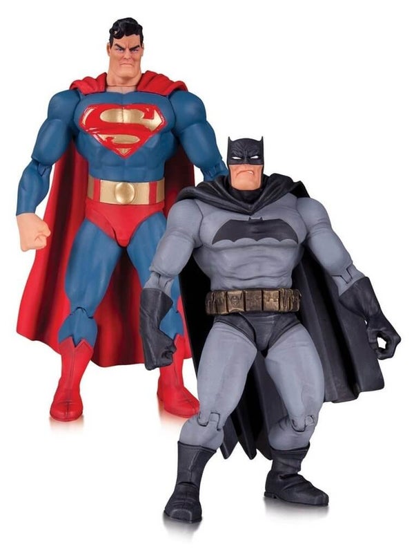 DC Figs Dark Knight Returns Batman & Superman 2pk(30th Anniv