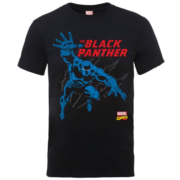 T-Shirt Homme La Panthère Noire Marvel Comics - Noir