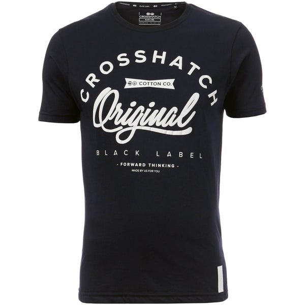 Crosshatch Men's Freemans T-Shirt - Night Sky