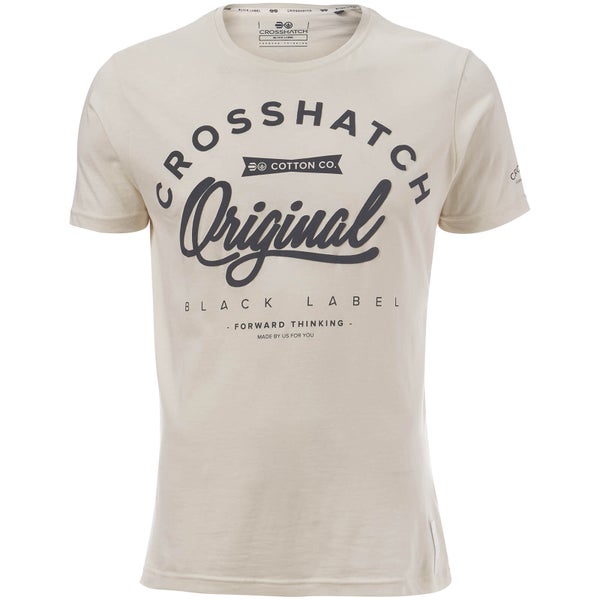 Crosshatch Men's Freemans T-Shirt - Vaporous Grey
