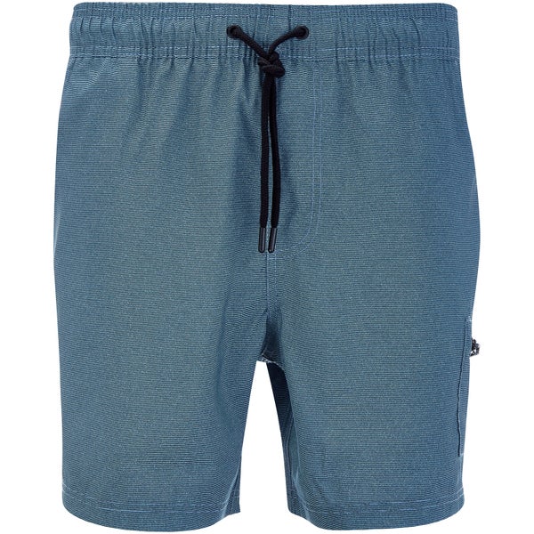 Dissident Men's Vittorino Fine Stripe Swim Shorts - Blue