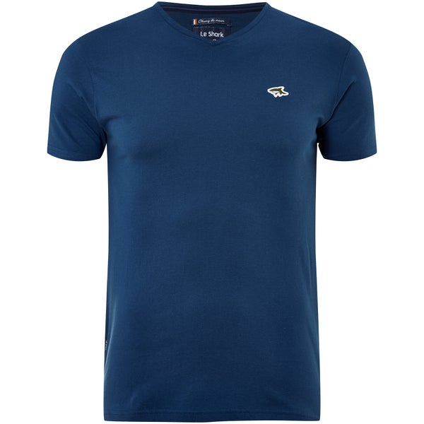 Le Shark Men's Kensal V Neck T-Shirt - Teal Blue
