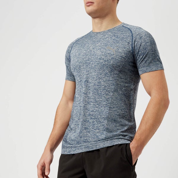 Puma Men's Evoknit Best Short Sleeve T-Shirt - Sargasso Sea